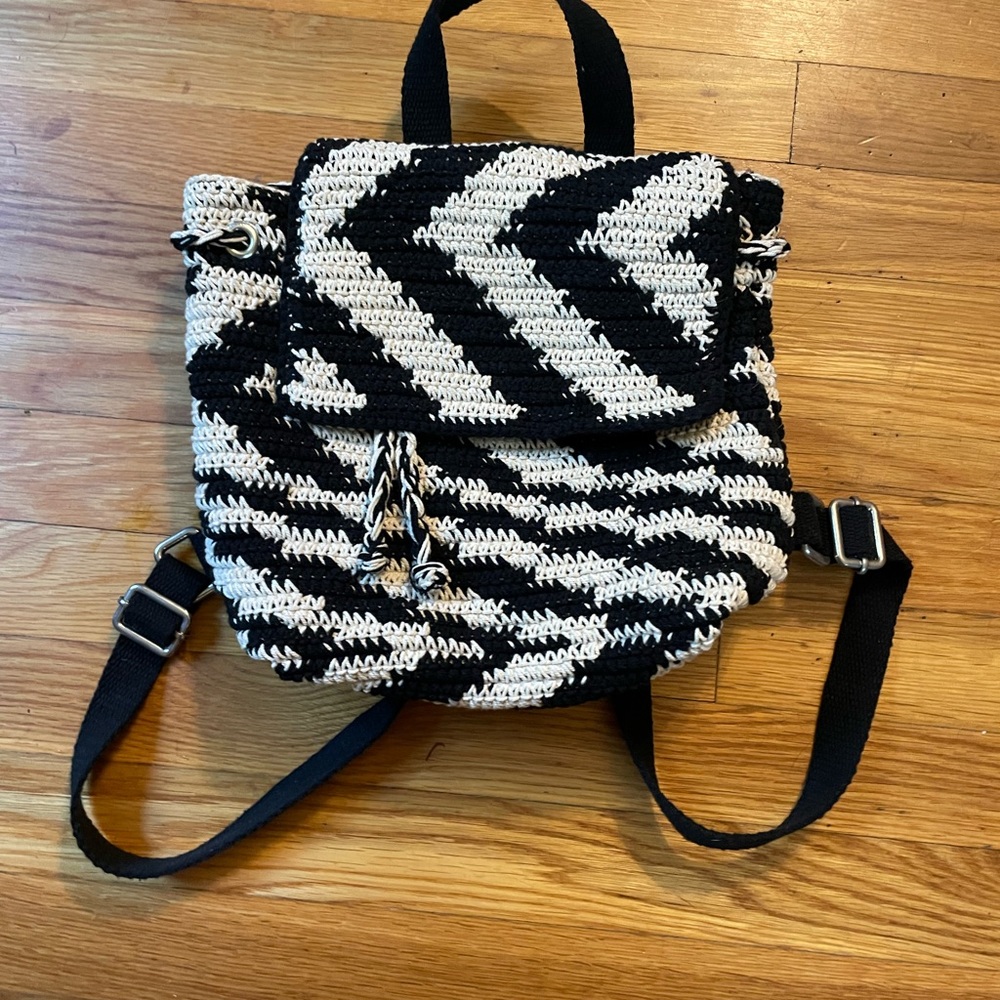 Knitted backpack